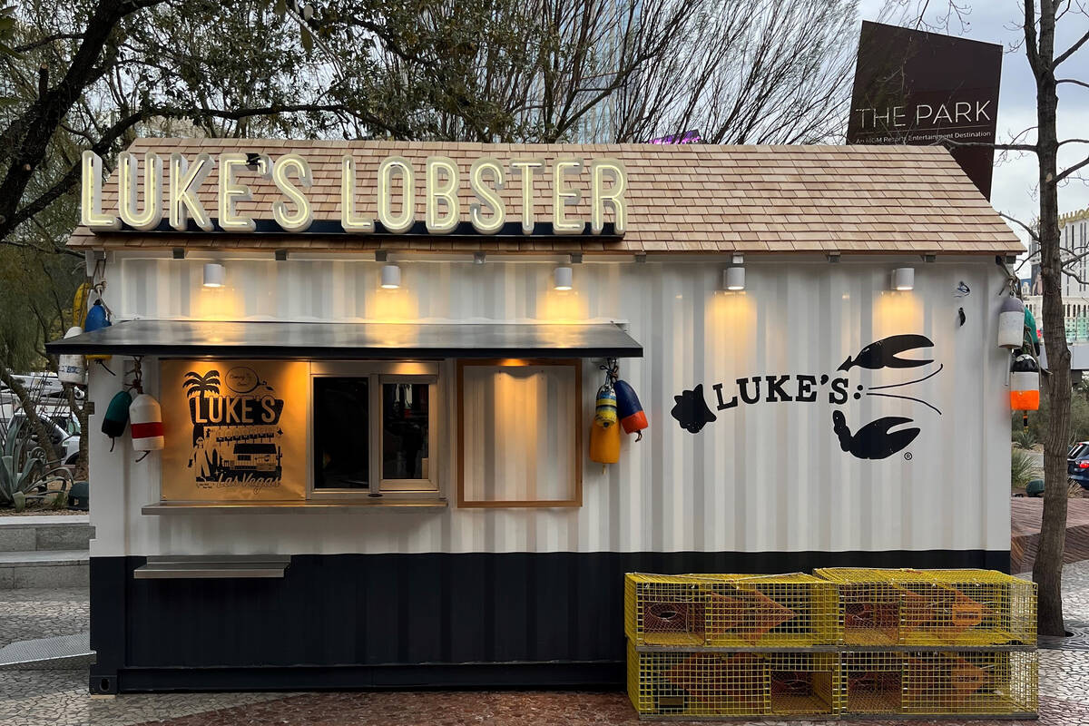 Luke's Lobster, famed for its lobster rolls, is opening its second Las Vegas Strip location in ...