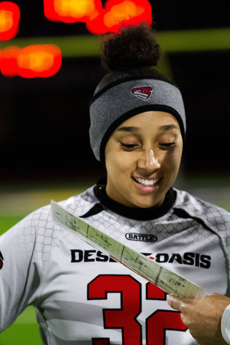 Desert Oasis' Devon Patmon is a member of the Nevada Preps All-Southern Nevada flag football team.