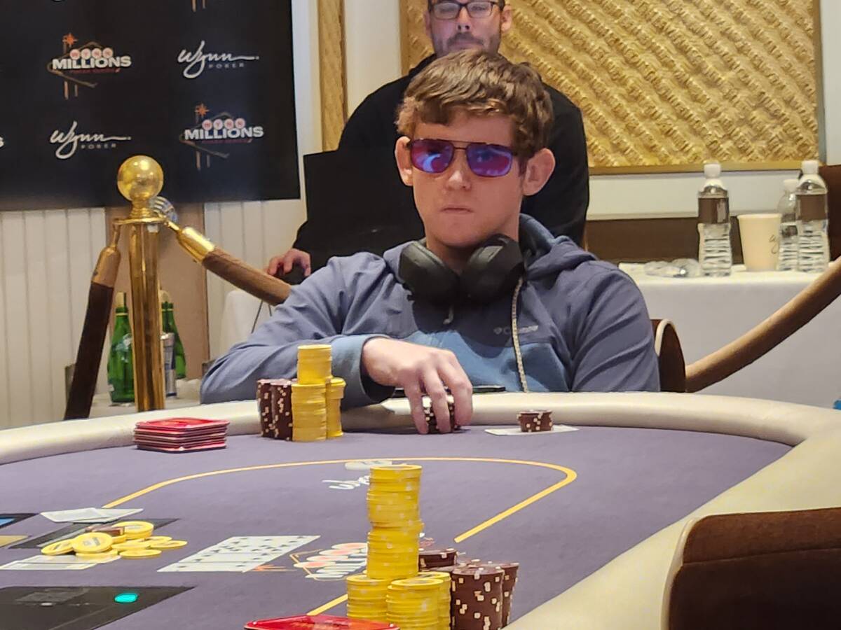 Andrew Esposito finished second in the $3,500 buy-in Wynn Millions No-limit Hold'em Main Event ...