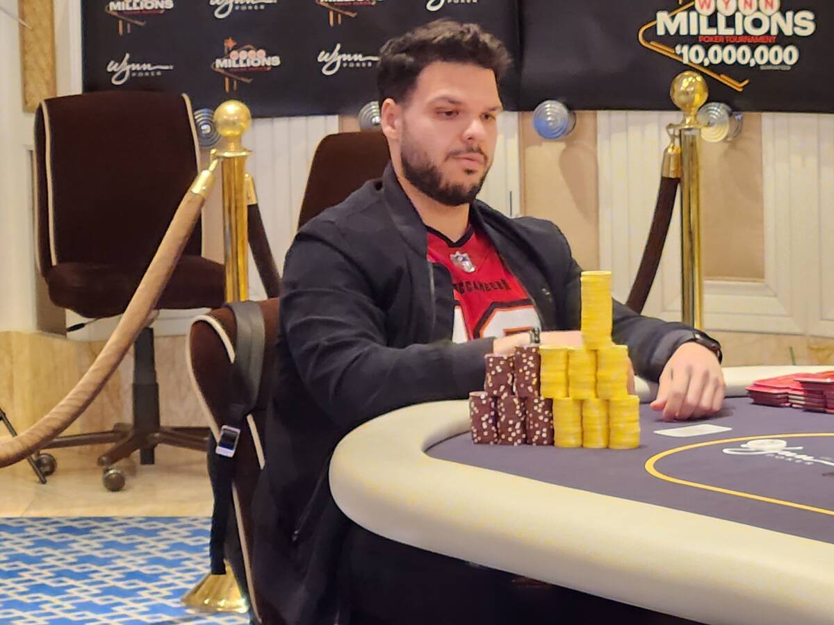 Michael Rossitto of Las Vegas won the $3,500 buy-in Wynn Millions No-limit Hold'em Main Event o ...