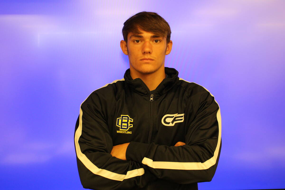 Boulder City's Hunter Moore is a member of the Nevada Preps All-Southern Nevada wrestling team.