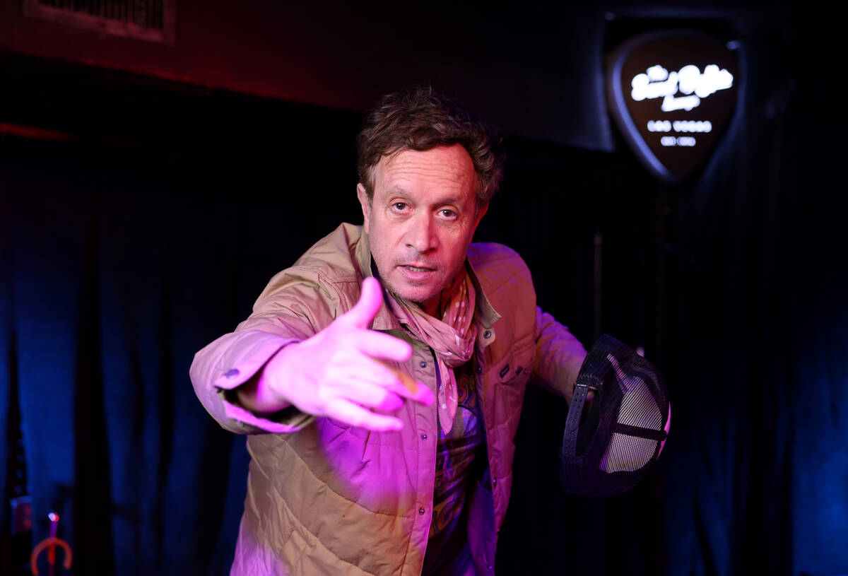 Pauly Shore at Sand Dollar Lounge on Spring Mountain Road in Las Vegas Monday, March 13, 2023. ...