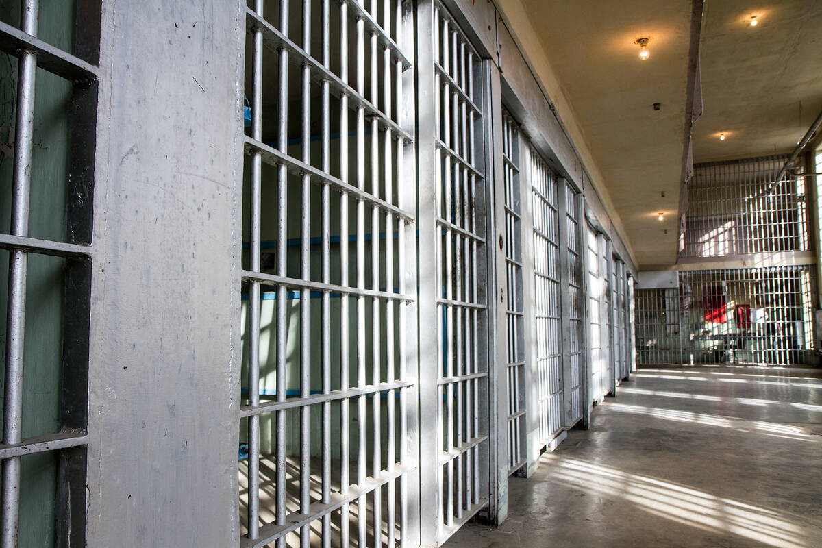 Old priston with it's bars locked up