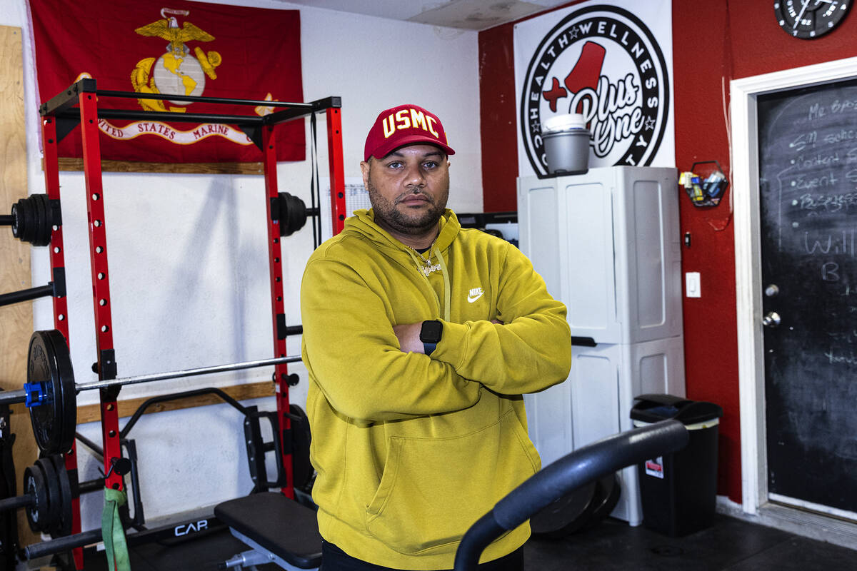 Gerald Mayes, a US Marine Corps veteran and the current Veterans Affairs chair of the NAACP, po ...