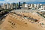 Completion date set for F1 Vegas paddock building