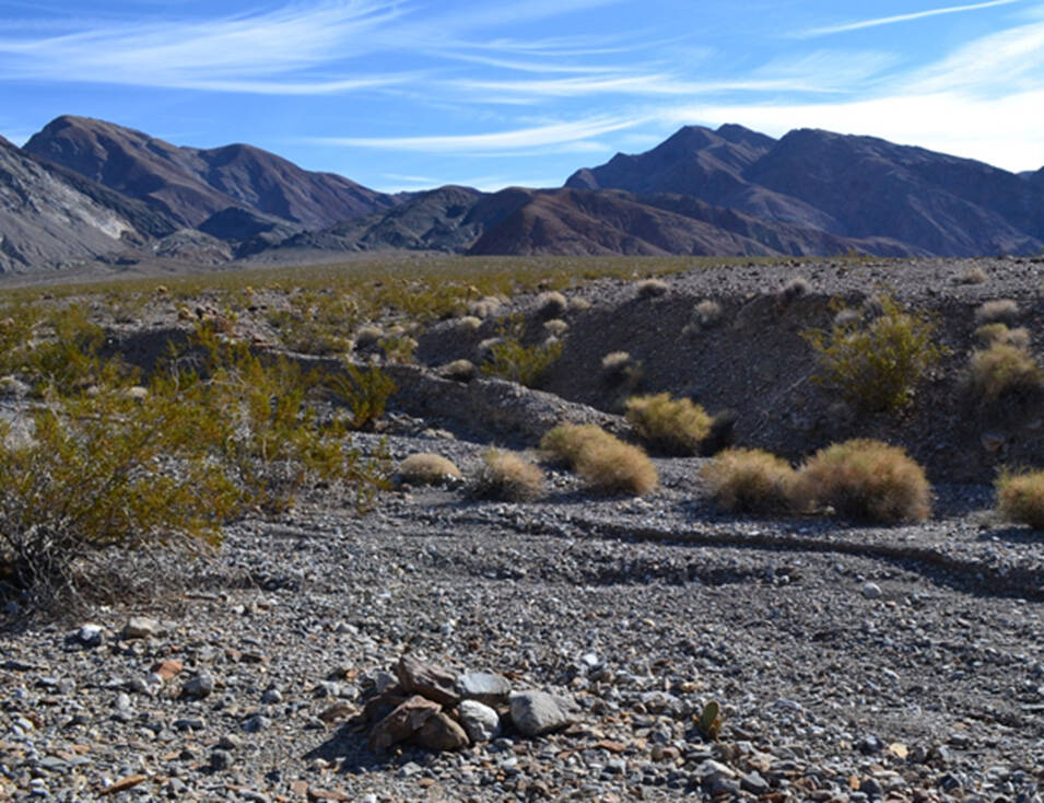 Most of the rugged terrain in Saline Valley was only searched by air. (Inyo County sheriff’s ...