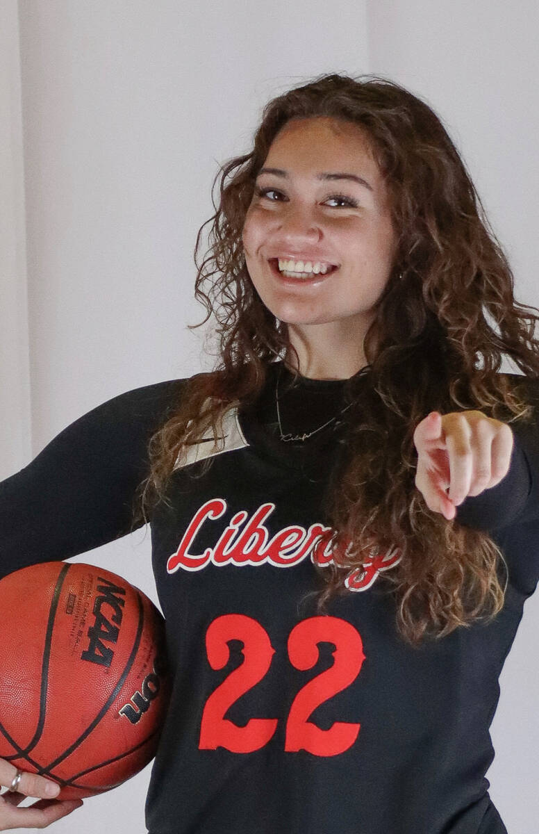 Liberty's Ali'a Matavao is a member of the Nevada Preps All-Southern Nevada girls basketball team.
