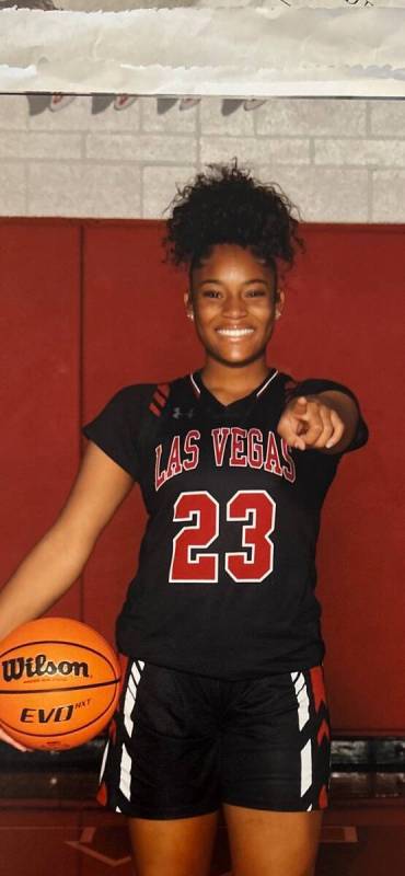 Las Vegas High's Kayla Terry is a member of the Nevada Preps All-Southern Nevada girls basketba ...