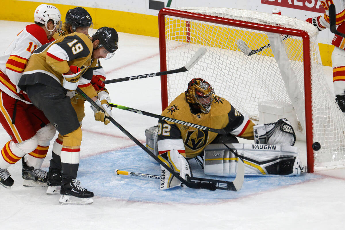 Golden Knights lose to Calgary Flames as Pacific Division lead shrinks, Golden Knights