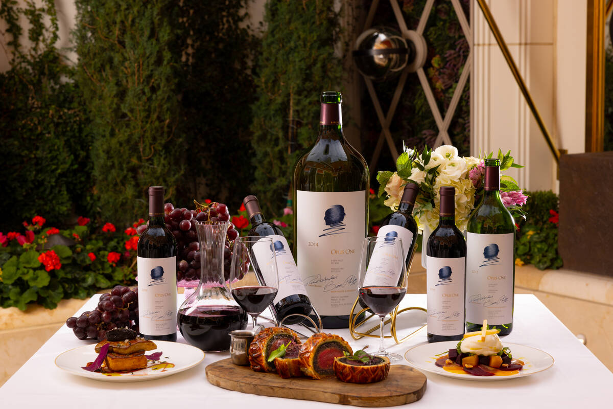 Wynn Las Vegas and Opus One Winery of the Napa Valley are joining to present a lavish wine week ...