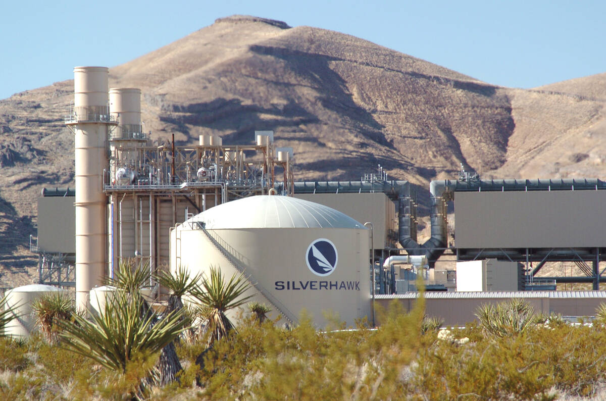 An overview of NV Energy's natural gas Silverhawk Generating Station in northeast Clark County. ...