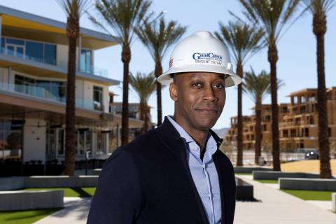 Vincent Tatum, president of Grand Canyon Development Partners, poses for a portrait at the Evor ...