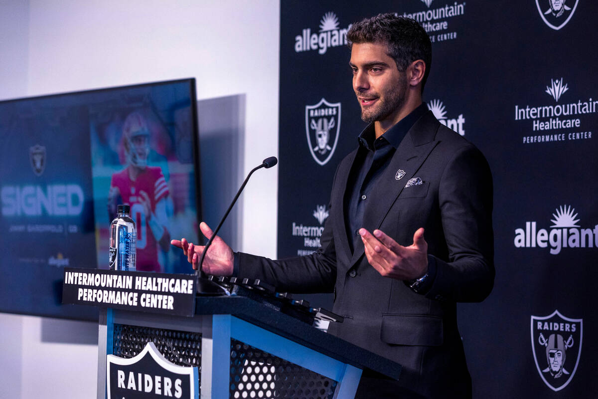 Raiders News: Jimmy Garoppolo says offense is “a process” - Silver