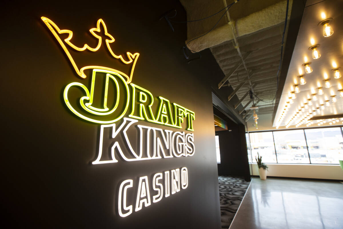 A casino area is pictured during a tour of DraftKings' new offices at UnCommons on Tuesday, Mar ...