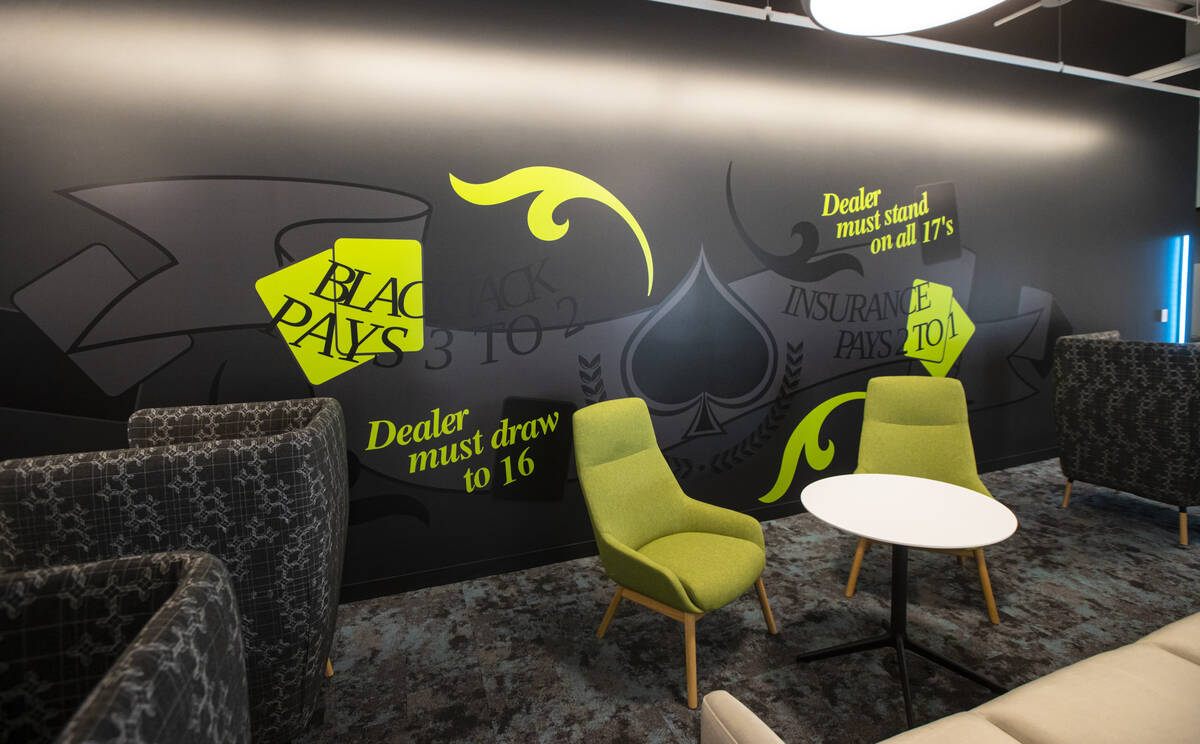 Interior decor is seen during a tour of DraftKings' new offices at UnCommons on Tuesday, March ...