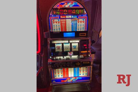 The Caesars Palace slot machine paid off nearly $500,000 on Friday, March 17, 2023. (Caesars Pa ...