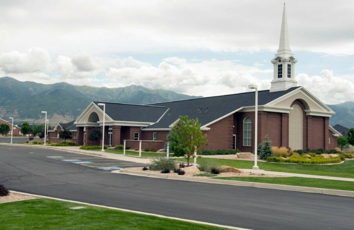This 2014 photo shows a LDS chapel on Angel Street, in Kaysville, Utah. (Rick Egan/The Salt Lak ...