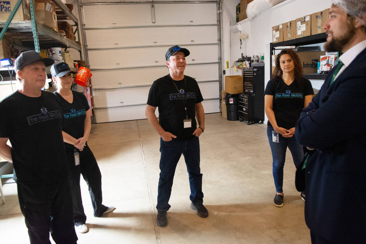 From left, The Real McCoy co-owners Chad McCoy, Carissa McCoy, Rick DeCarol and CEO Mina Mafua ...