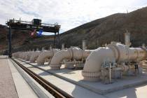 The Southern Nevada Water Authority new low-lake-level pumping station at Lake Mead near Boulde ...