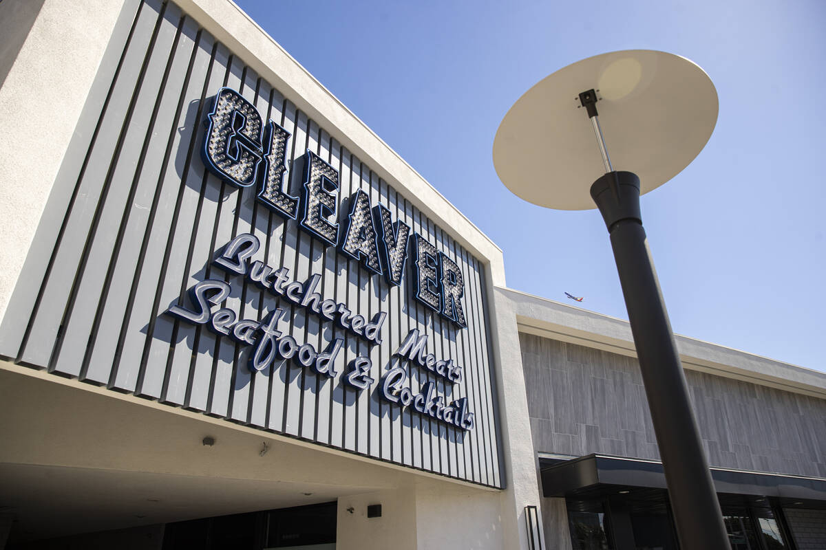 Signage for Cleaver at the renovated retail complex, The Collective, along Paradise Road, on Th ...