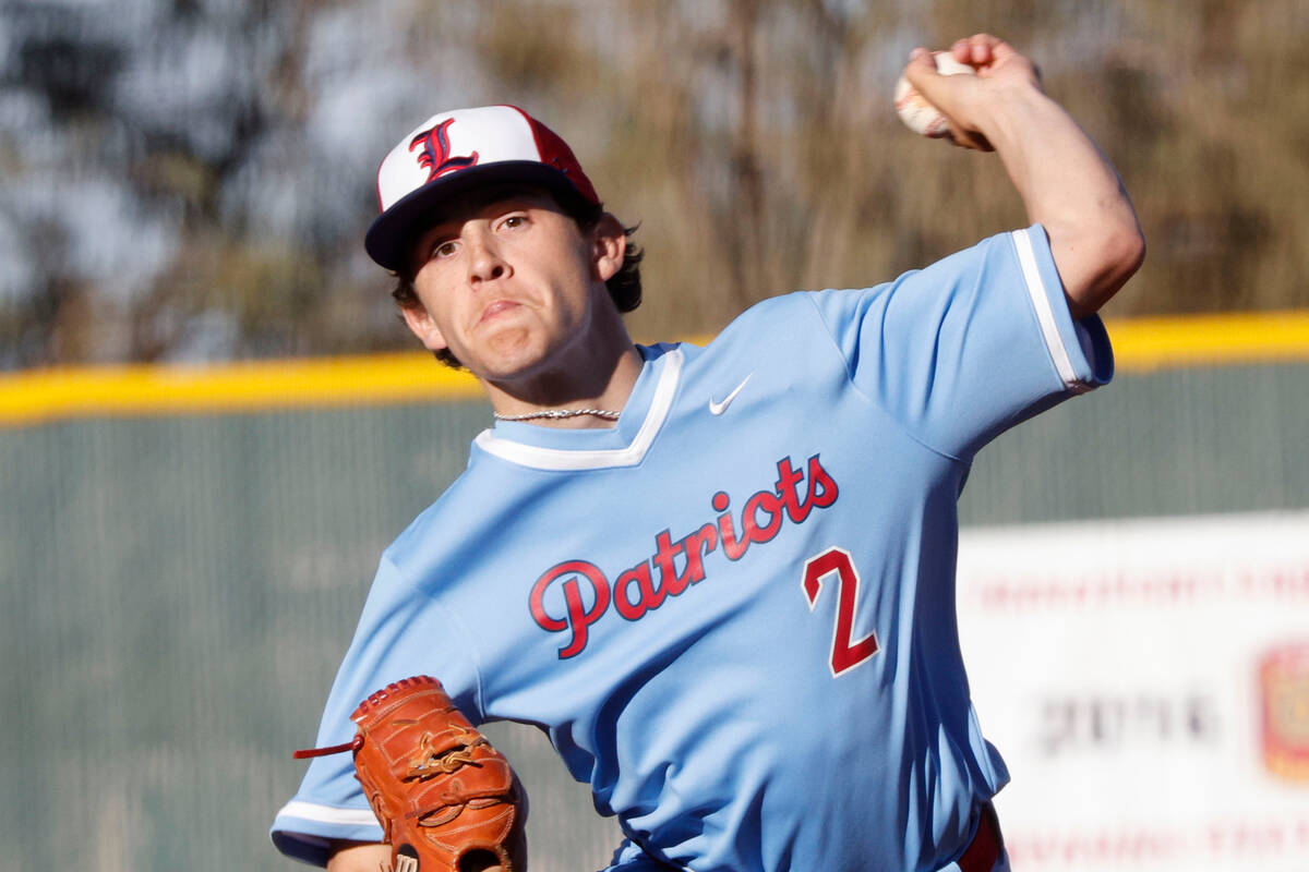 Liberty pitcher Nicholas Blakeney delivers during the second inning of a baseball game against ...