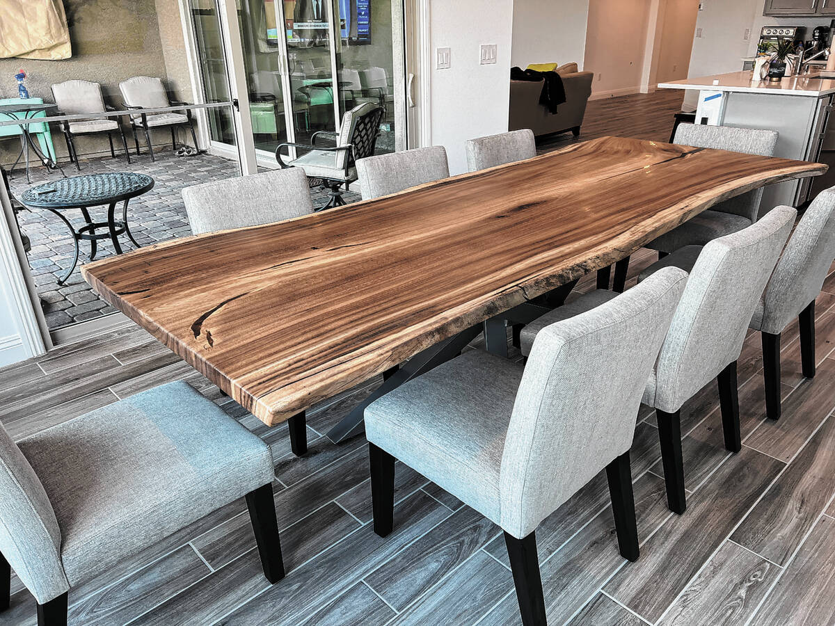 Live edge on sale tables near me