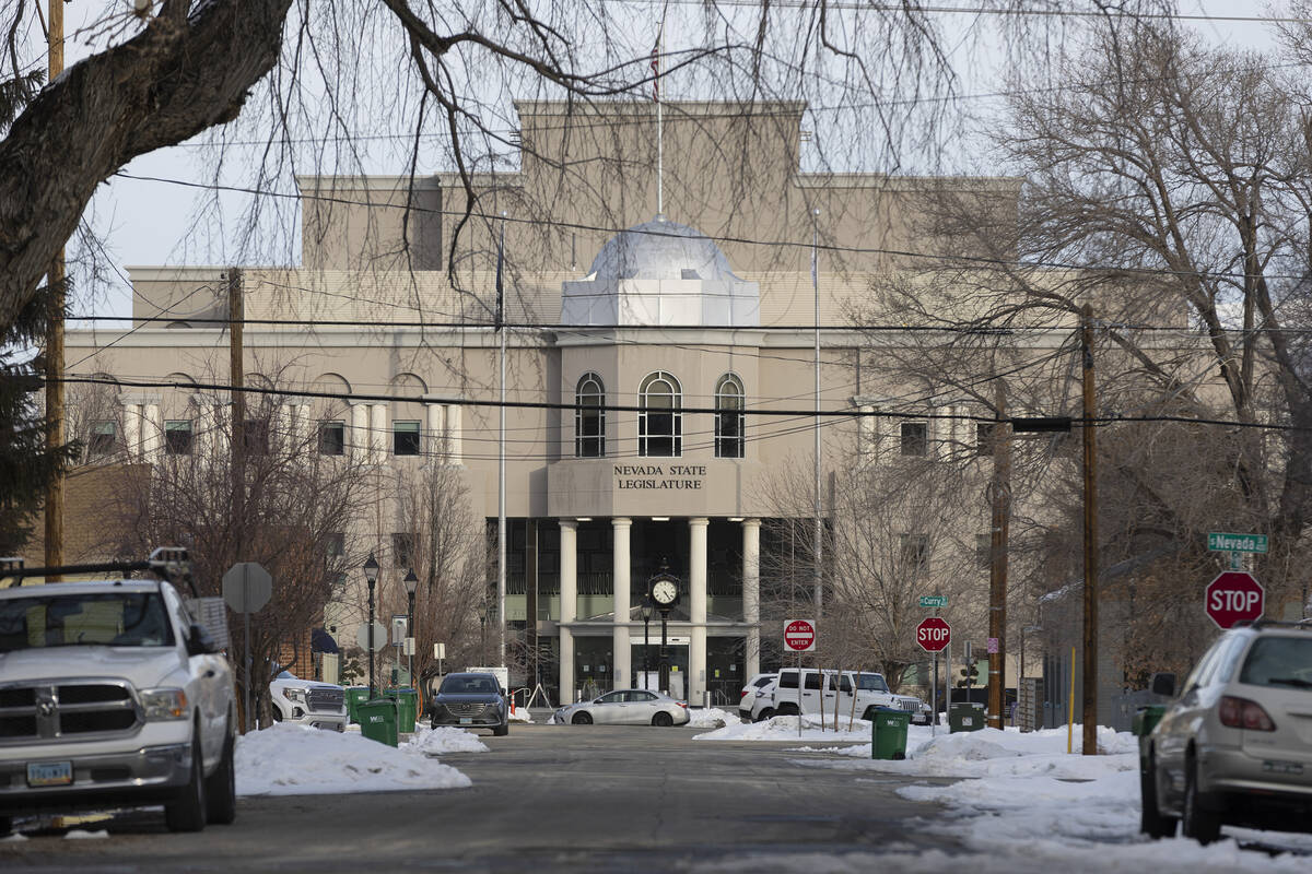 The Nevada Legislature building is see on the second day of the 82nd Session of the Legislature ...