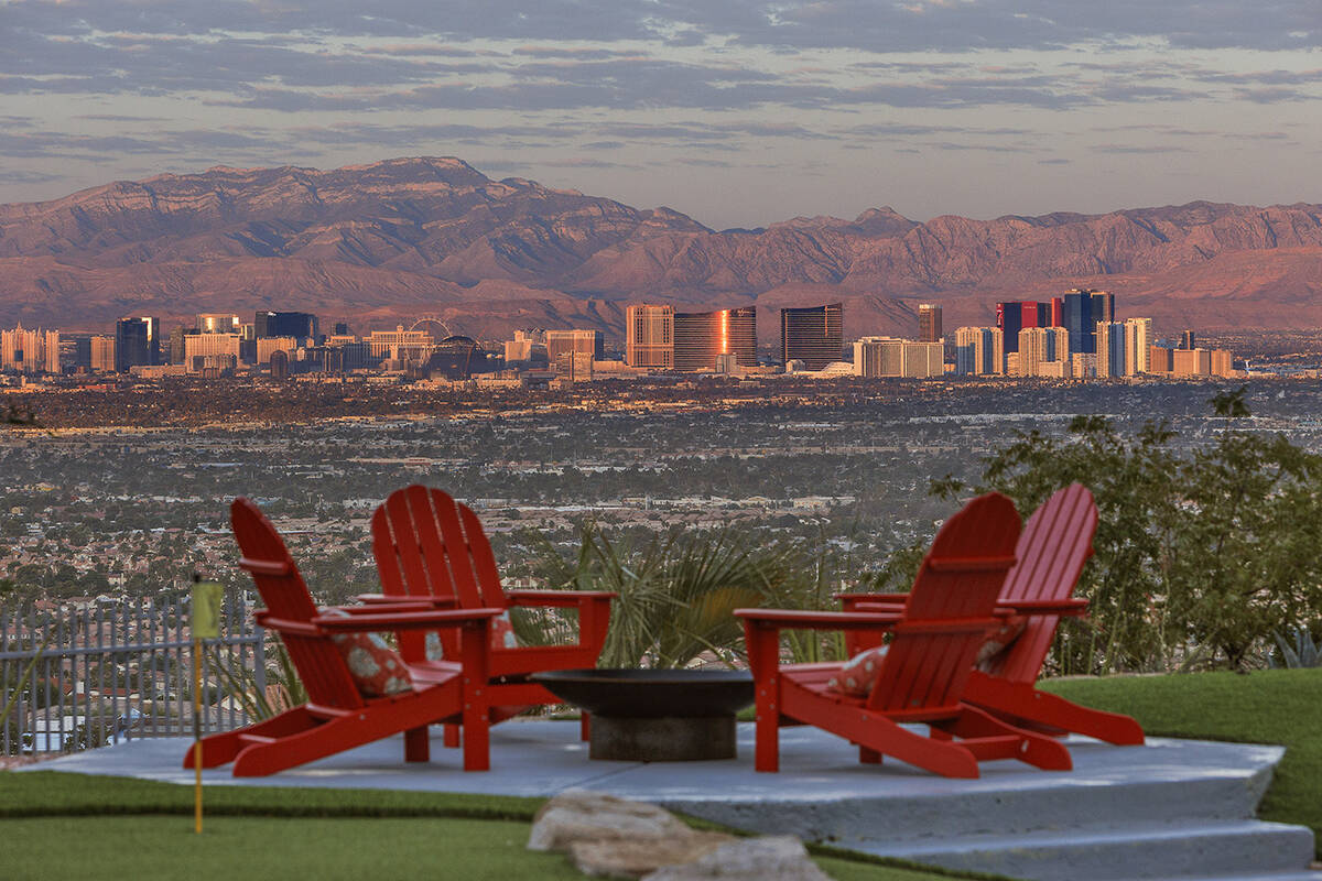 The view of the Las Vegas Strip is the star of the home. The recent remodel centered on this fe ...
