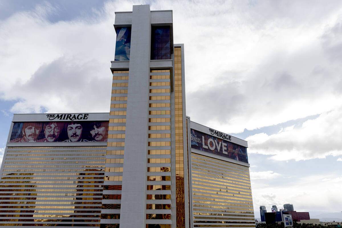 The Mirage on Wednesday, March 22, 2023, in Las Vegas. As the hotel-casino’s new operato ...