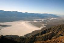 Badwater Basin, as seen from Dante's View, in Death Valley National Park. (Las Vegas Review-Jou ...