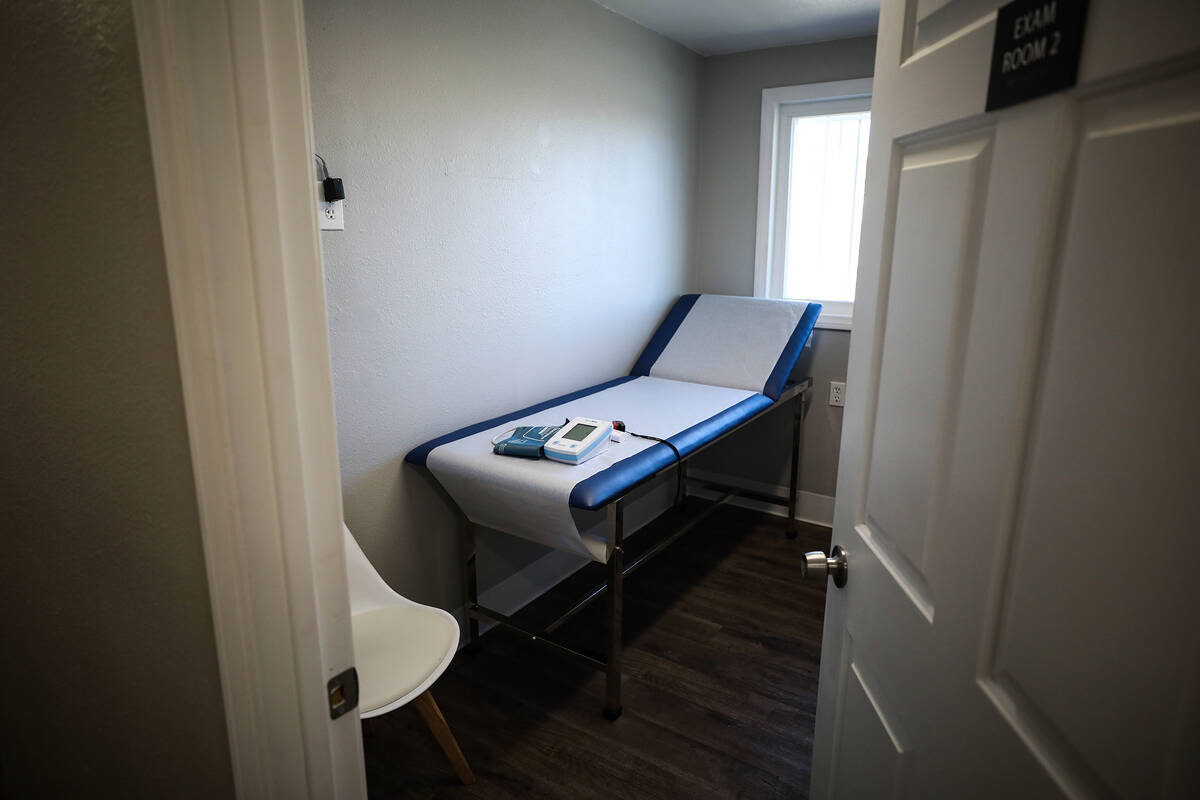 The Neighborhood Clinic inside the site of the Las Vegas Rescue Mission in Las Vegas, Wednesday ...