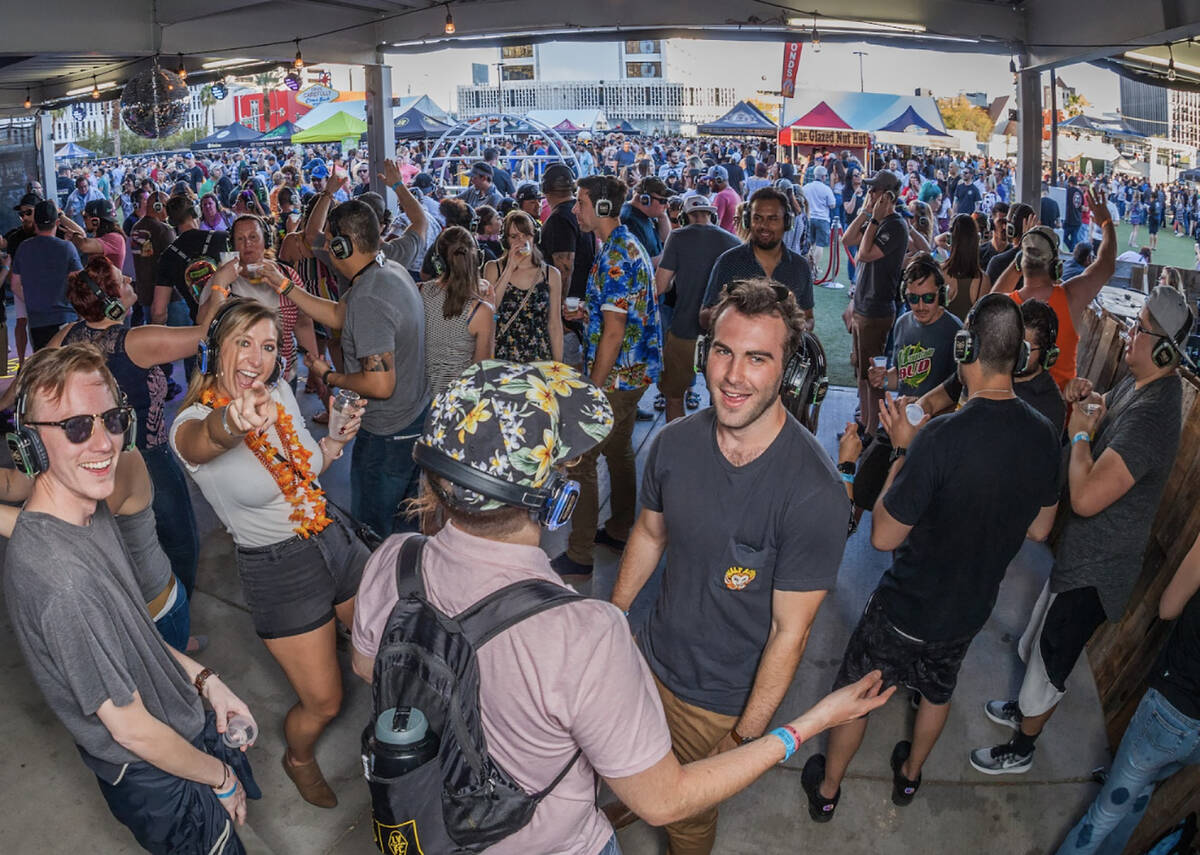 This weekend's Great Vegas Festival of Beer will again feature the popular silent disco. (Motle ...