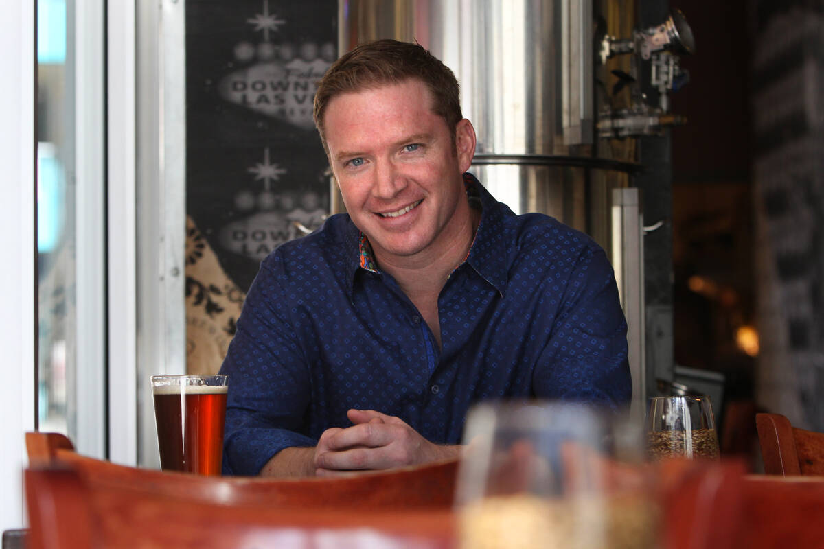 Motley Brews owner Brian Chapin is seen Thursday, March 26, 2015, at Banger Brewing in downtown ...