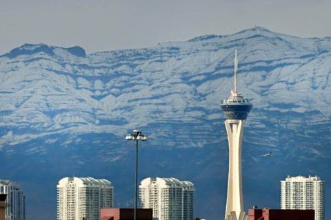 Precipitation and cold temperatures have been the norm for the Las Vegas area since early in 20 ...