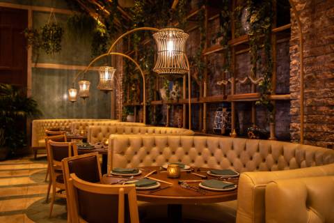 One of the dining rooms of the new Lotus of Siam restaurant in Red Rock Resort on Saturday, Nov ...