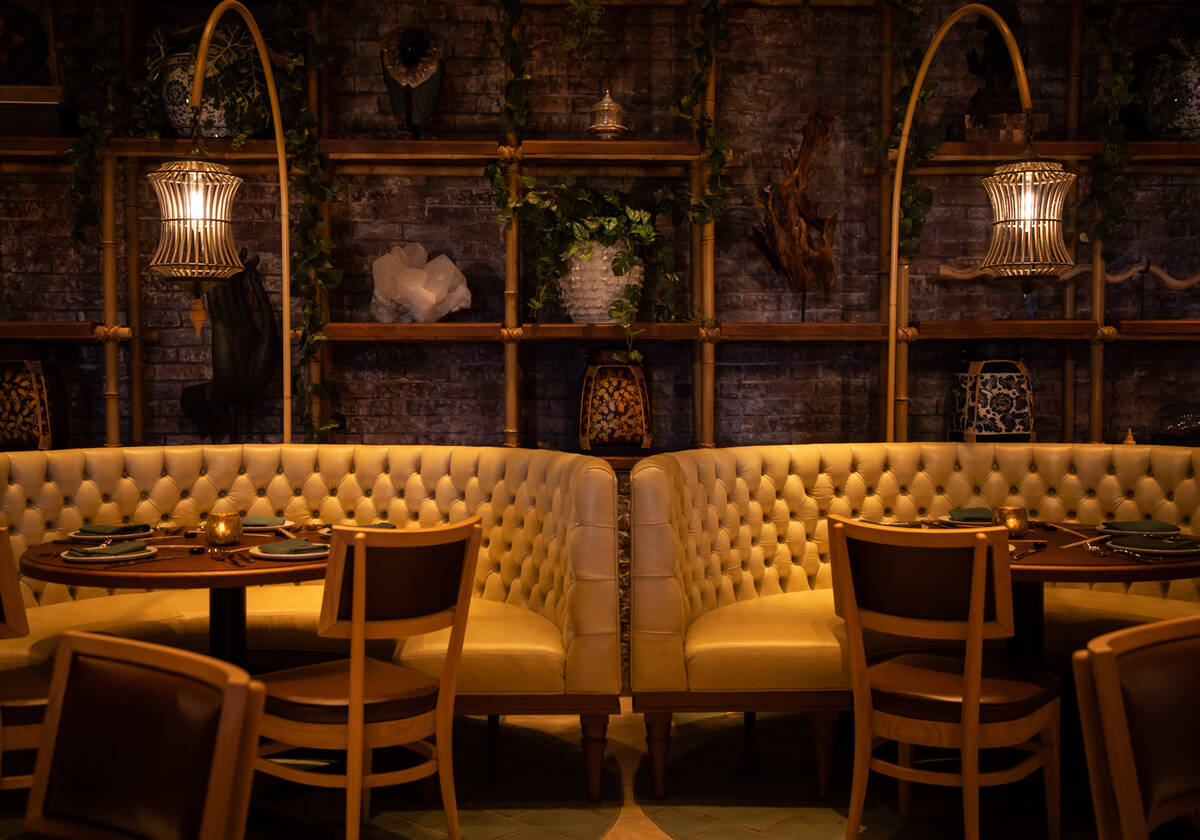 One of the dining rooms of the new Lotus of Siam restaurant in Red Rock Resort on Saturday, Nov ...