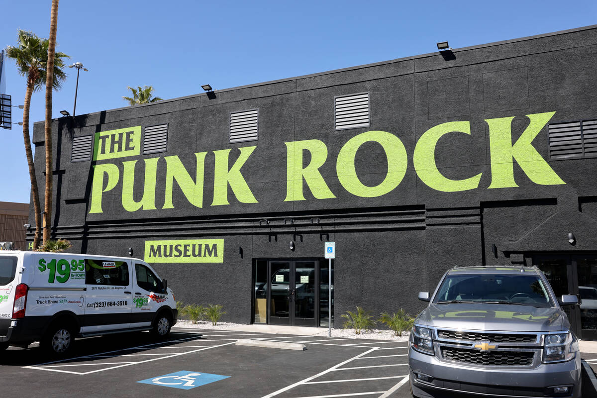 The Punk Rock Museum in Las Vegas Friday, March 31, 2023. (K.M. Cannon/Las Vegas Review-Journal ...
