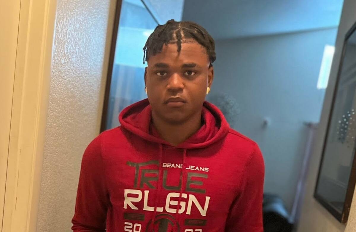 Omarion Wilson, 17, of North Las Vegas, was fatally shot during a birthday party at the Platinu ...