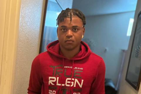 Omarion Wilson, 17, of North Las Vegas, was fatally shot during a birthday party at the Platinu ...