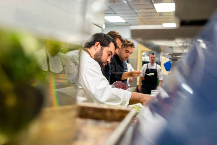 Chef Oscar Amador of Anima by EDO in Las Vegas has been named a 2023 finalist in the James Bear ...