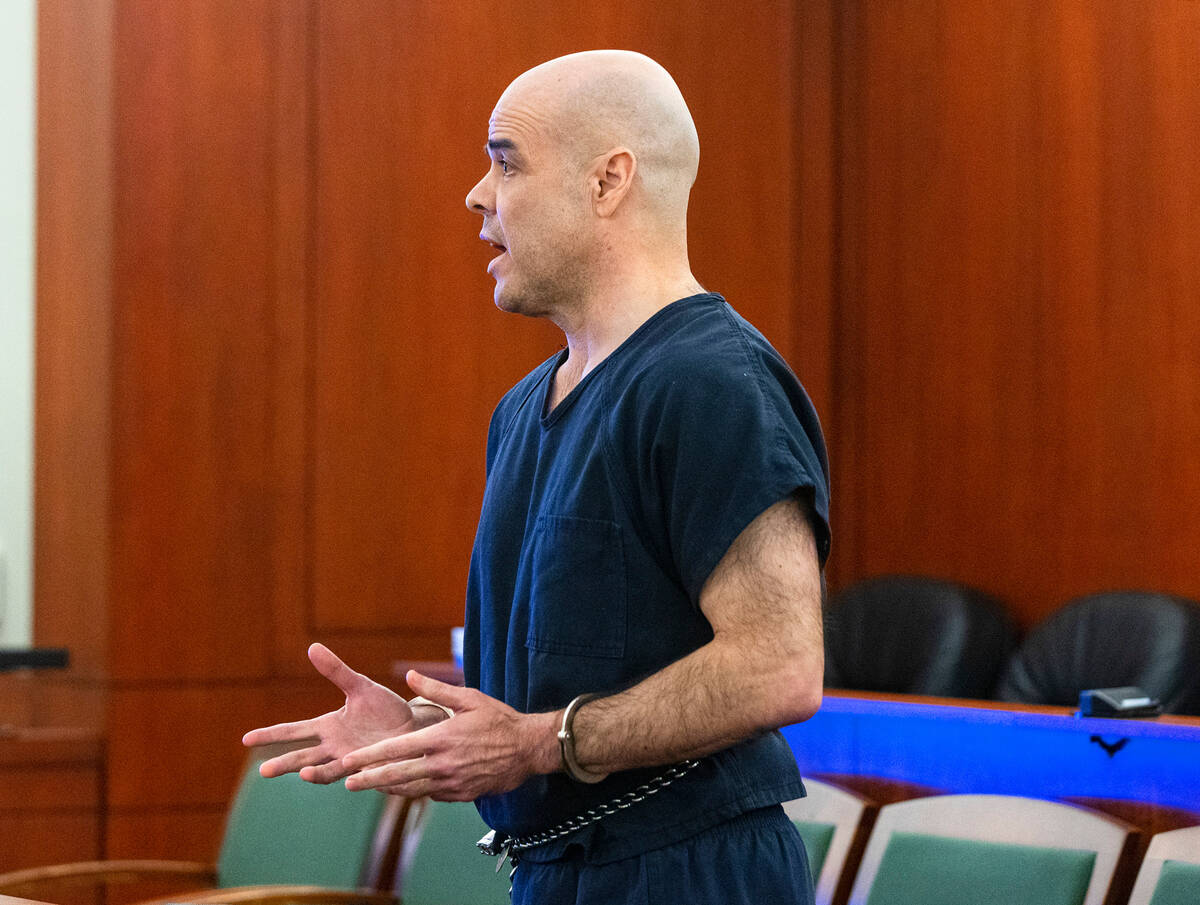 Former Clark County Administrator Robert Telles, who is accused of murdering Las Vegas Review-J ...
