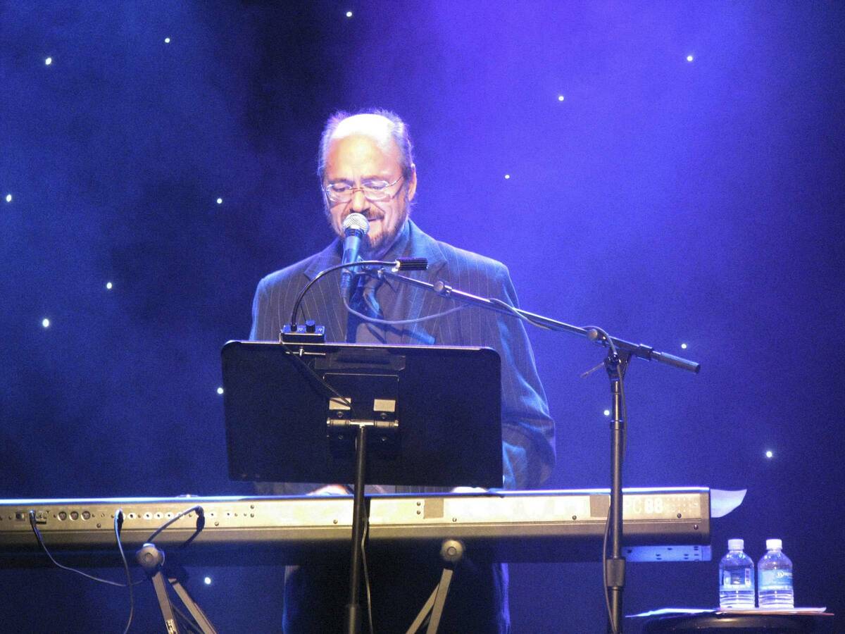 Music director Bill Fayne performs during Variety Toast of the Town, at the Sam's Town Live! th ...