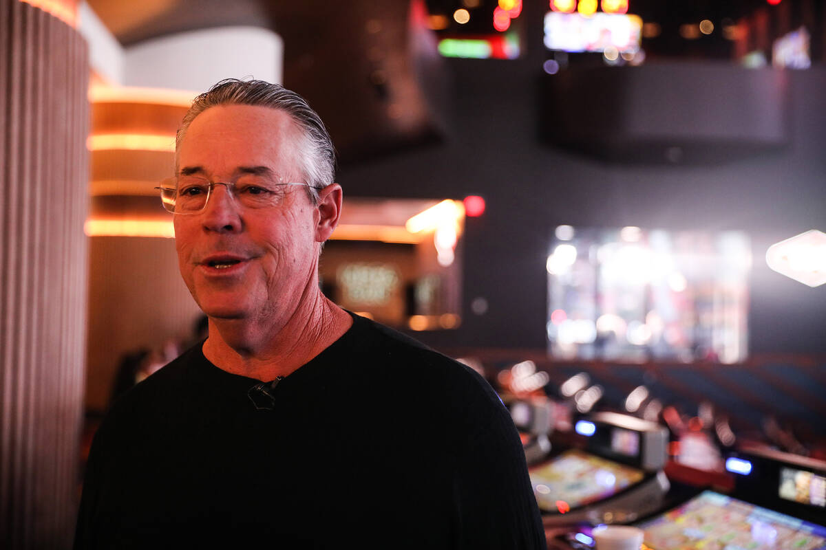Former MLB pitcher and Las Vegas resident Greg Maddux speaks to the Review-Journal before he pi ...