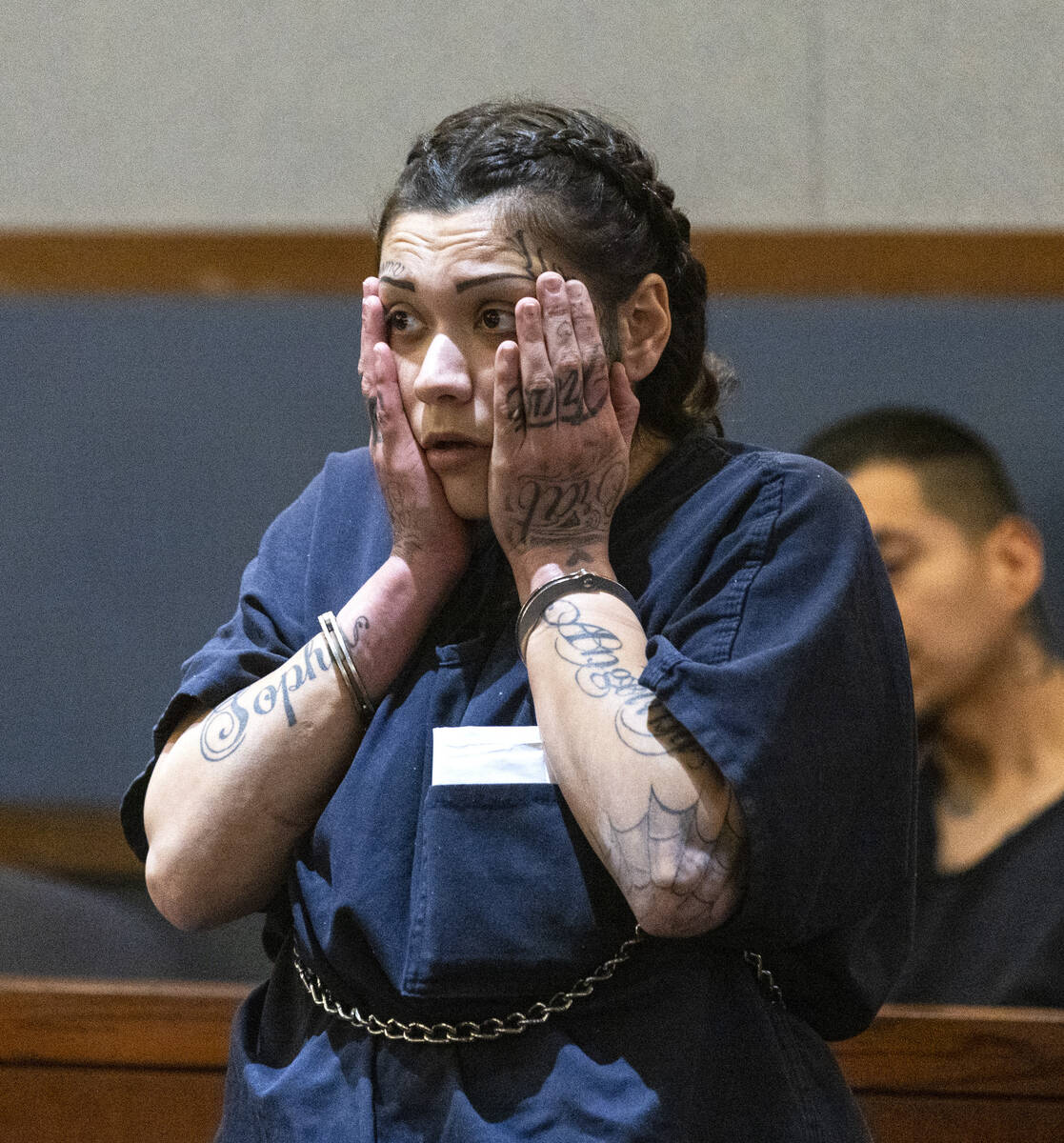 Kassandra Alvarez, 29, one of the three women accused in a robbery that led to a police shootin ...