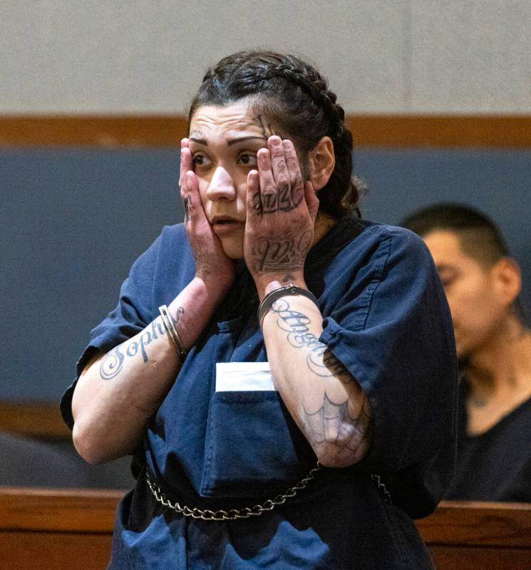 Kassandra Alvarez, 29, one of the three women accused in a robbery that led to a police shootin ...