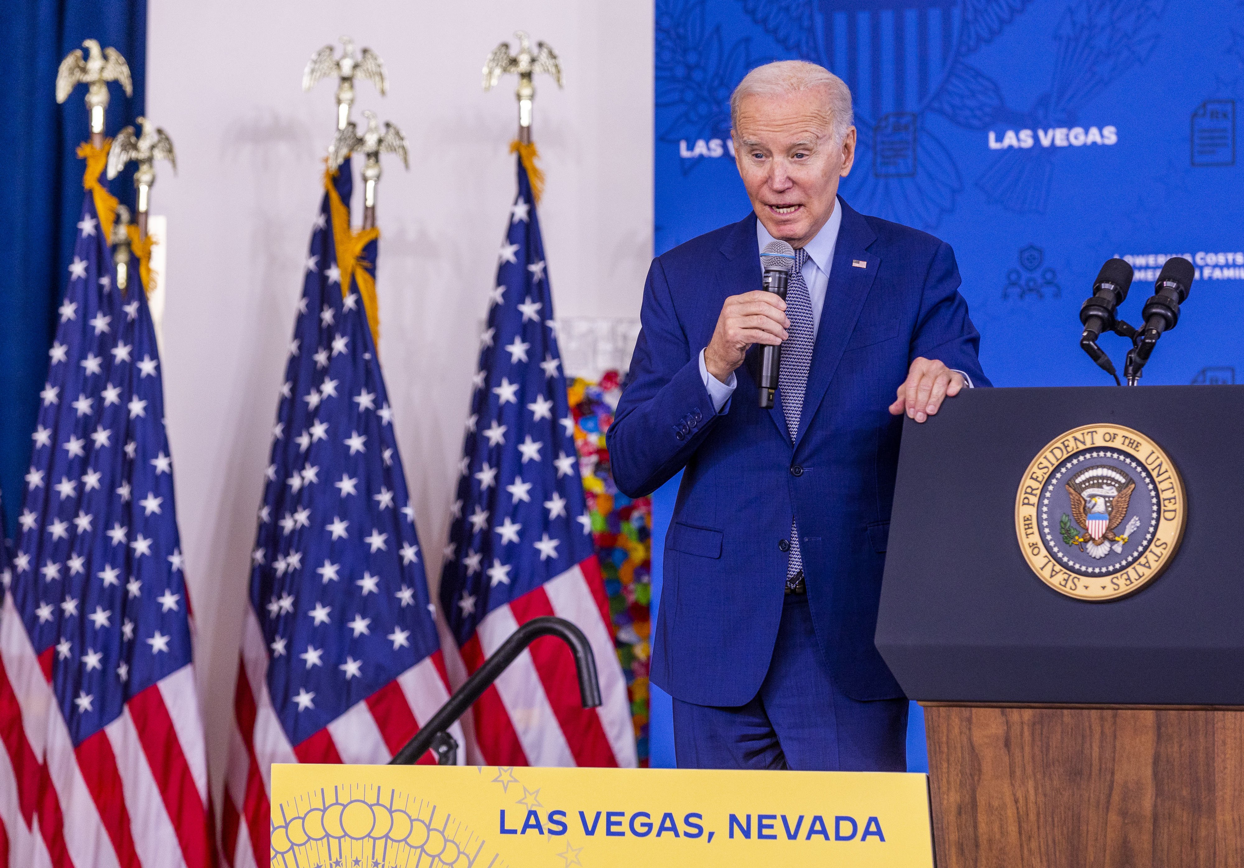 Presiden Joe Biden berbicara di Las Vegas tentang harga obat resep