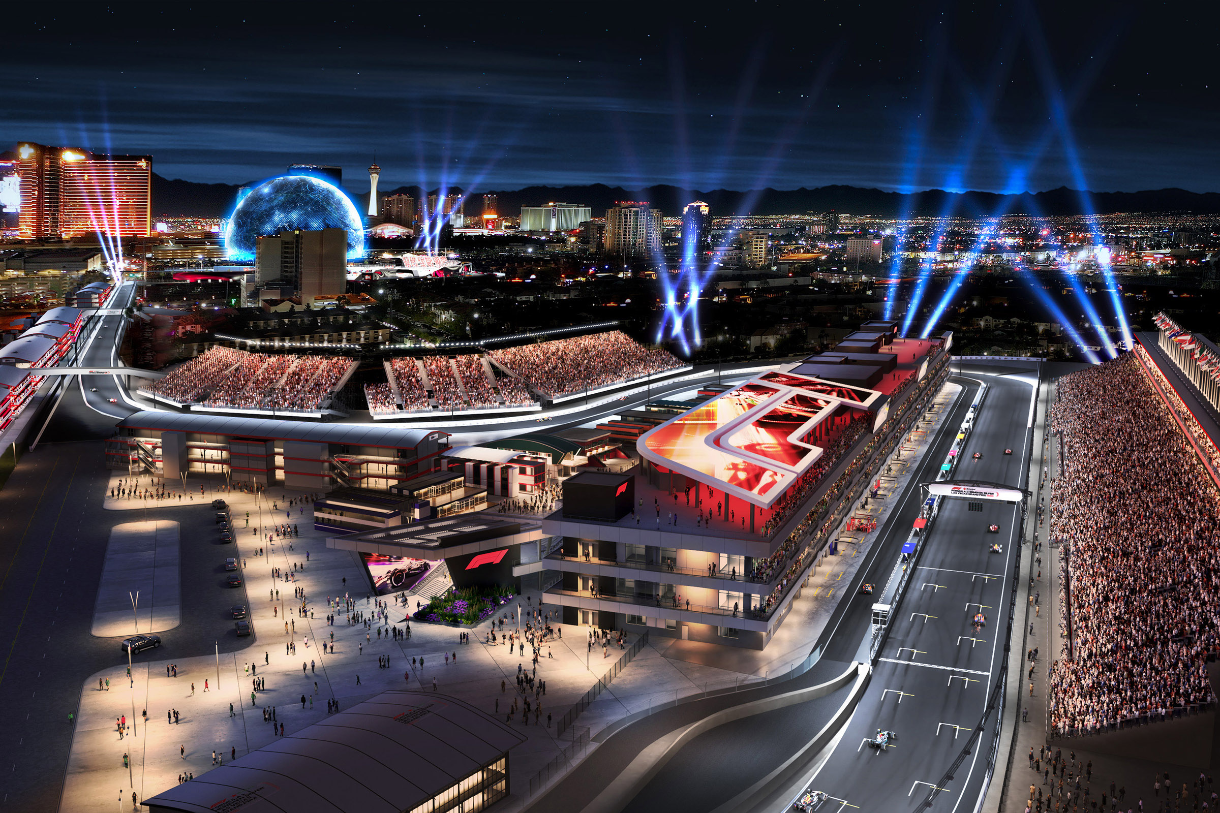 Rencana tata letak sirkuit Grand Prix F1 Las Vegas ditetapkan