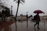 Heavy rain hits parts of Las Vegas as spring begins