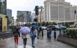 Another March storm drops light rain across Las Vegas