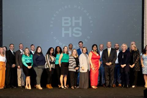 Berkshire Hathaway HomeServices honored its agents at a recent event. The company closed 10,854 ...